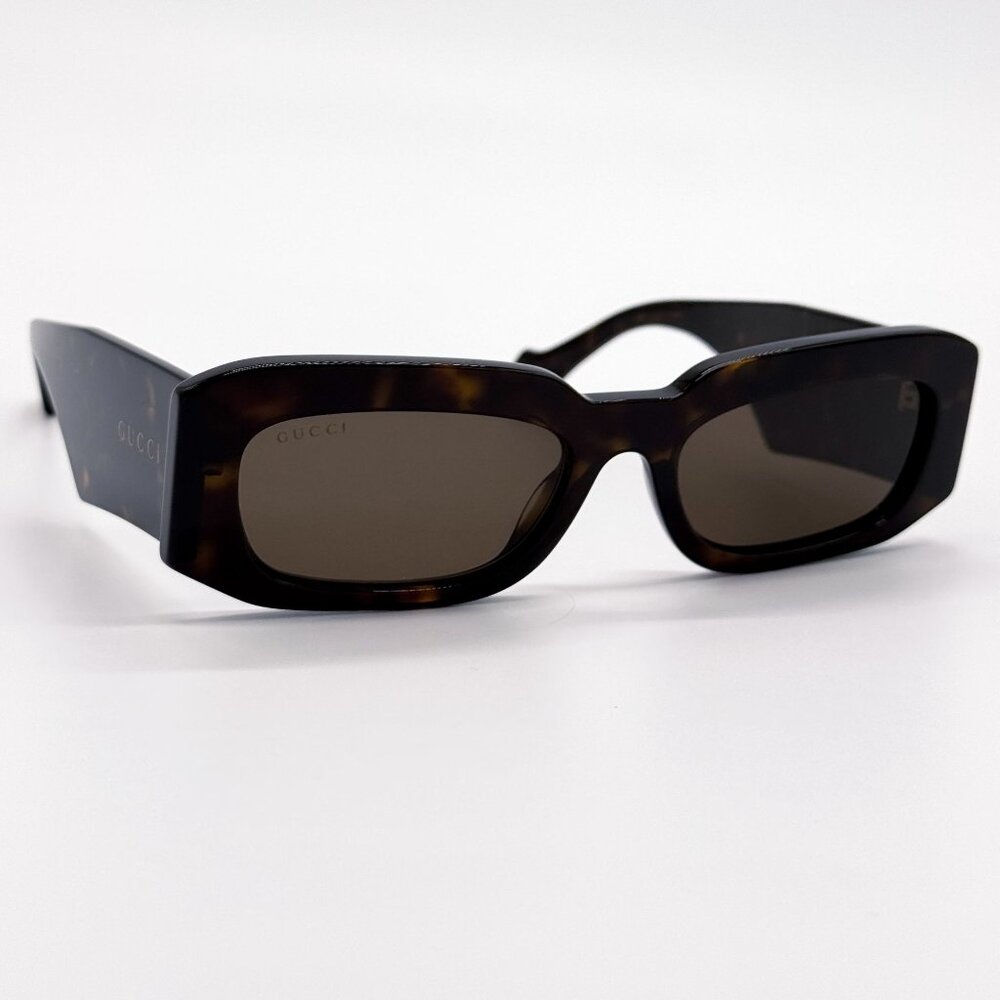 NEW GUCCI SUNGLASSES GG1426S 002 HAVANA WOMEN EYEWEAR GUCCI - Picture 6 of 11